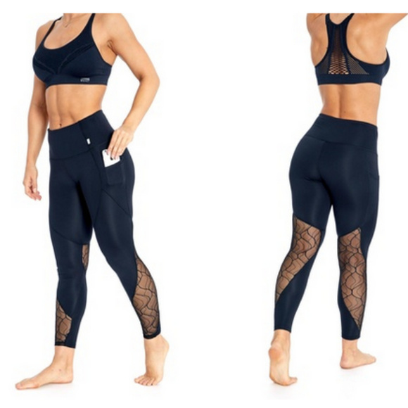 Marika Pants - Marika Tummy Control Black Sequin Leggings Small Marika Pants - Marika Tummy Control Black Sequin Leggings Small